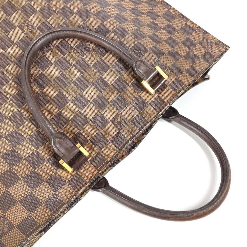 LOUIS VUITTON Authentic Brown Damier Canvas Tote Bag - Picture 3 of 13